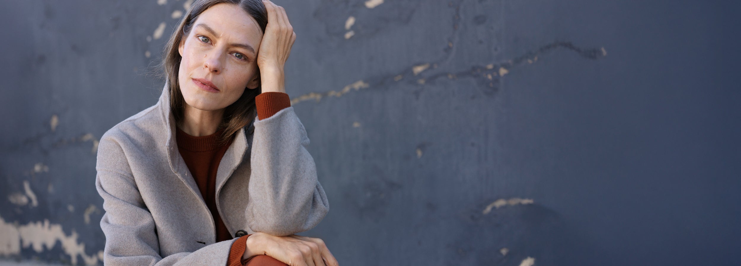 Nanso vaalea Ella-takki mallilla