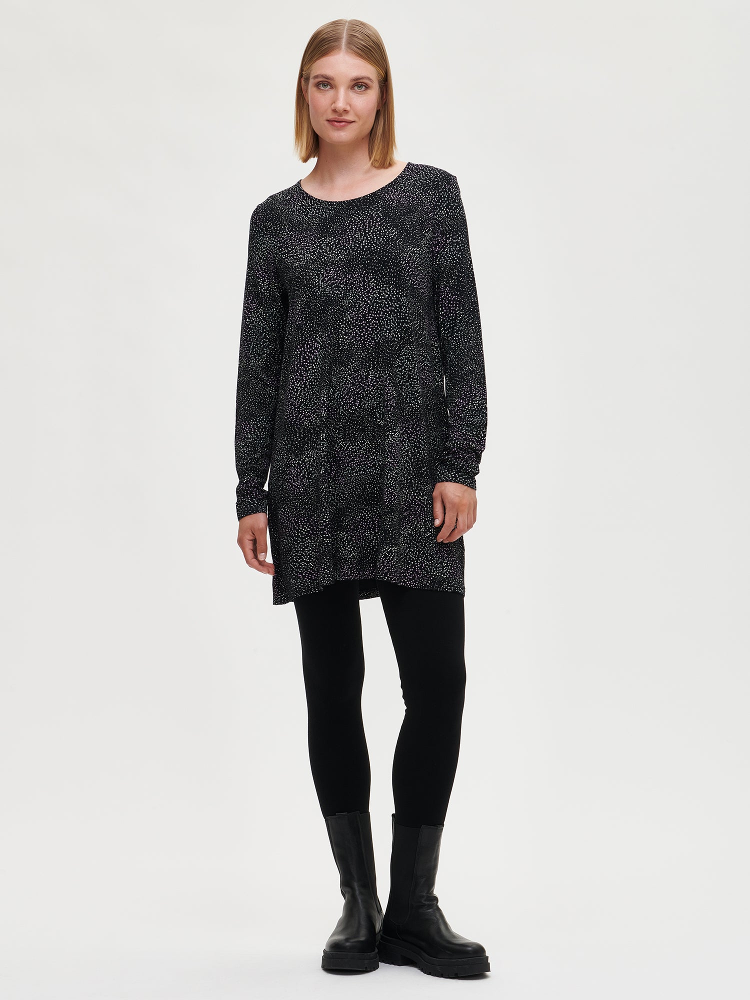 Nanson Naisten mustat Basic Soft -leggingsit