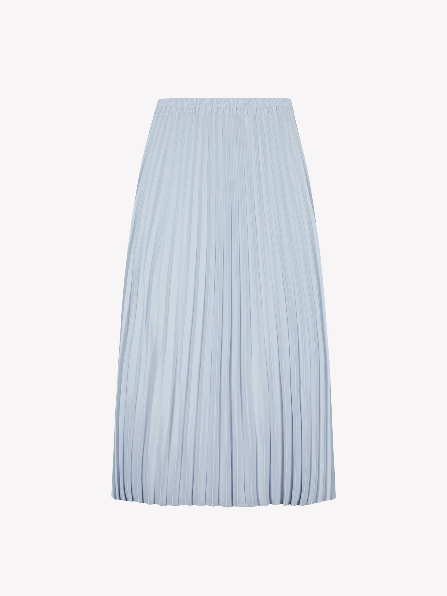 Naisten kauniisti laskeutuva sininen pliseerattu Ariel-hame tuotekuvassa