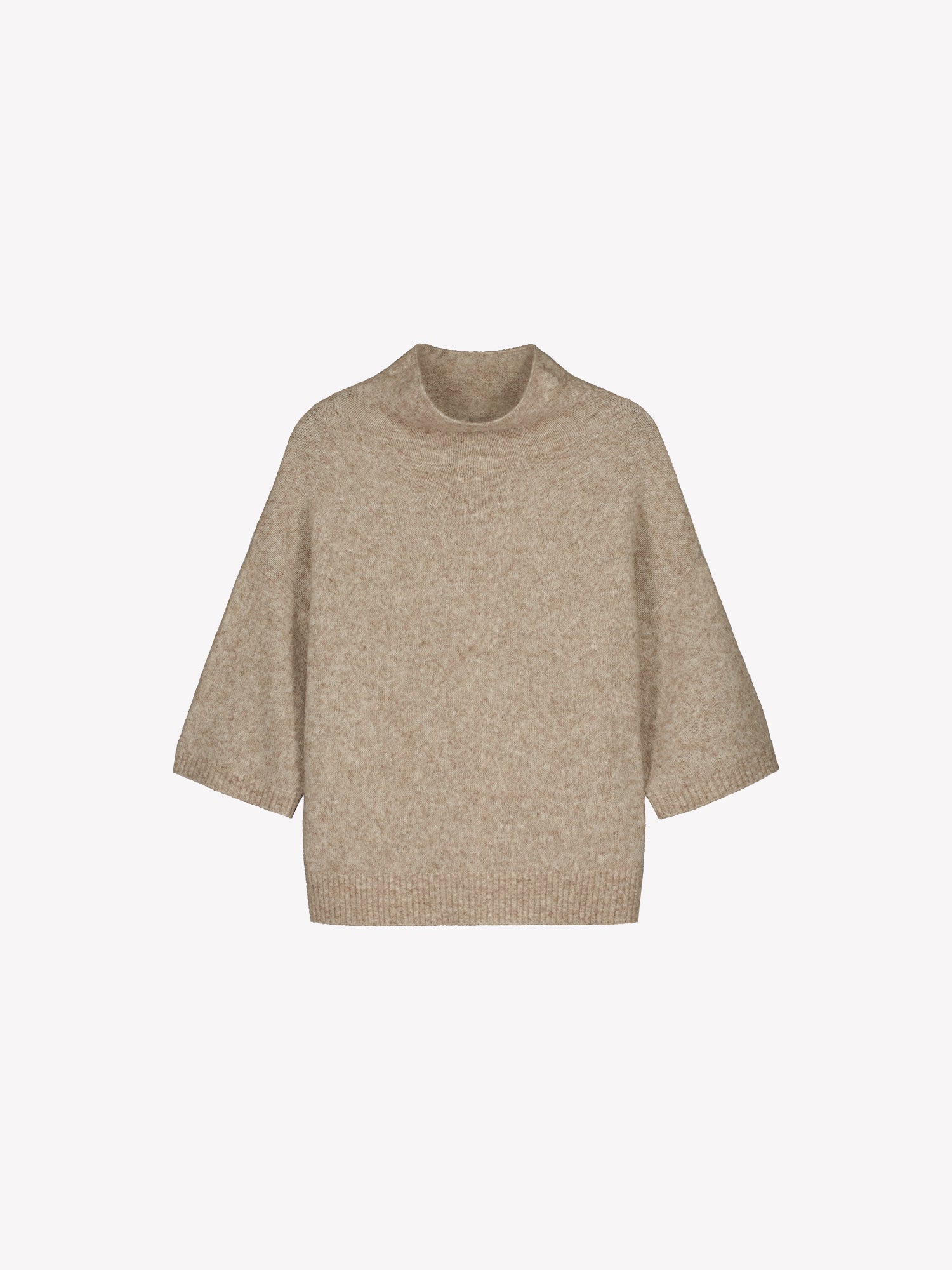 beige Alina neulepusero tuotekuvassa