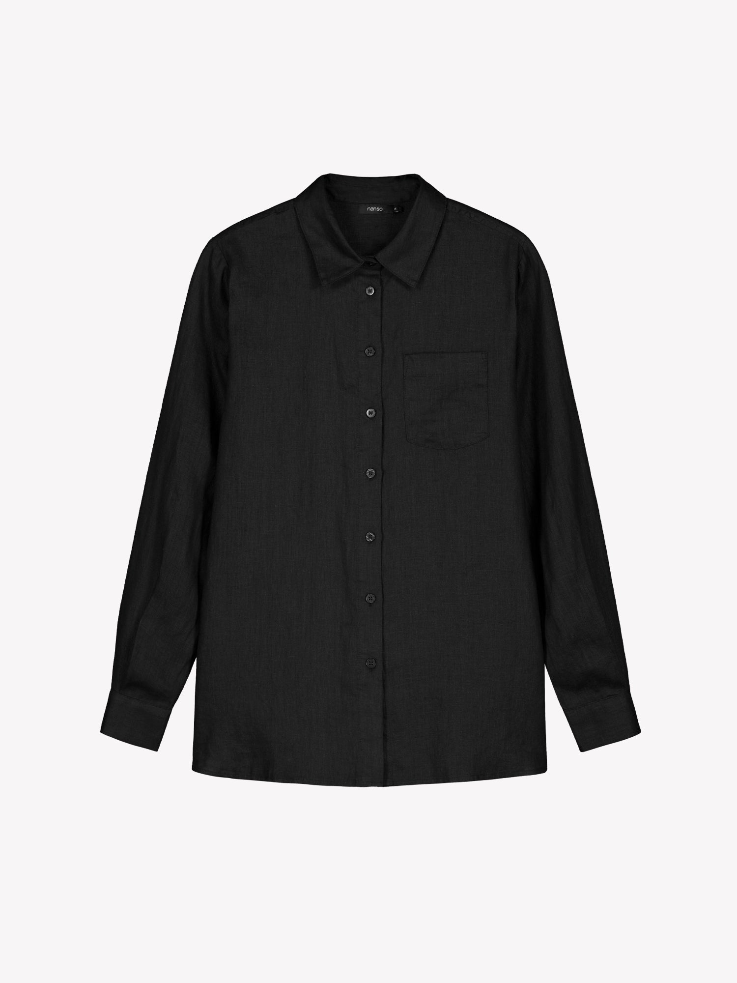 PELLAVA väljempi paitapusero - musta