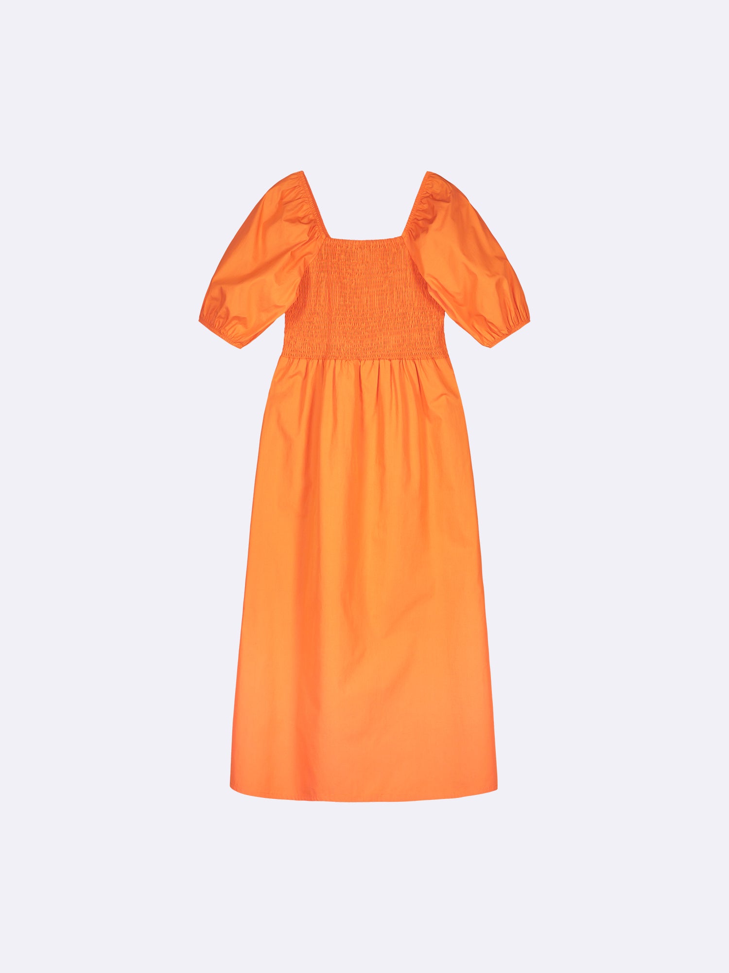 Nanson naisten oranssi pitkä Luisa-mekko.