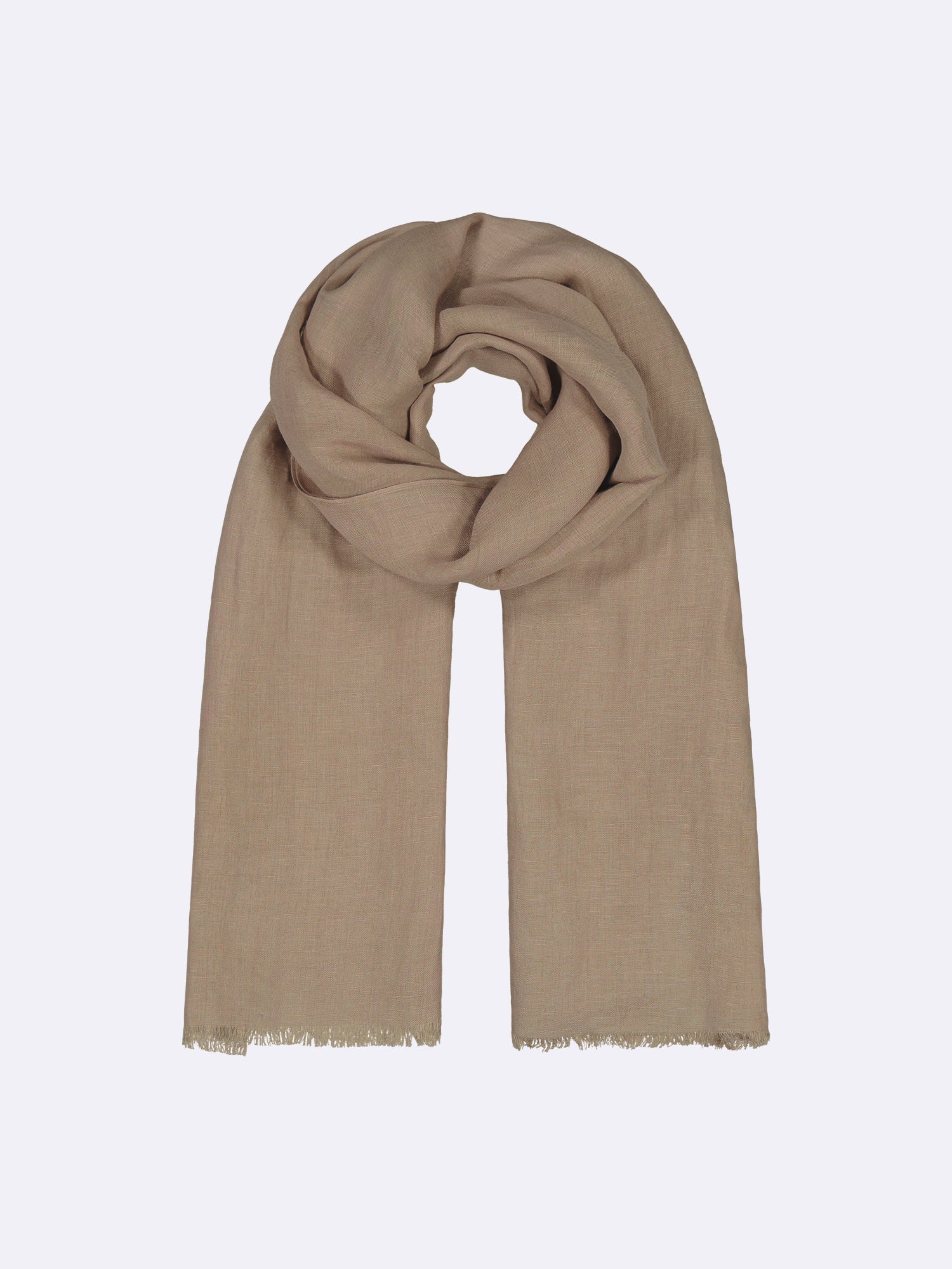 Nanson naisten beige Hilma-huivi.