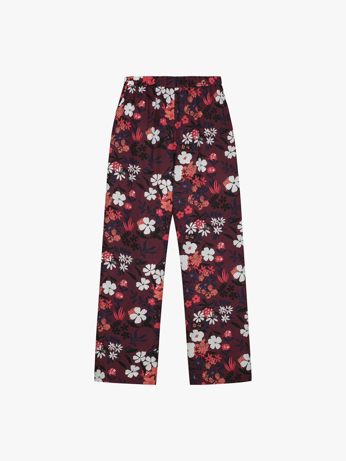 Nanson naisten Lootus-pyjamahousut hurmaavat upealla näyttävällä kukka-aiheisella kuosillaan. Nämä ihanan kevyet ja ilmavat pyjamahousut sopivat täydellisesti rentoihin kotihetkiin. Tuotekuva