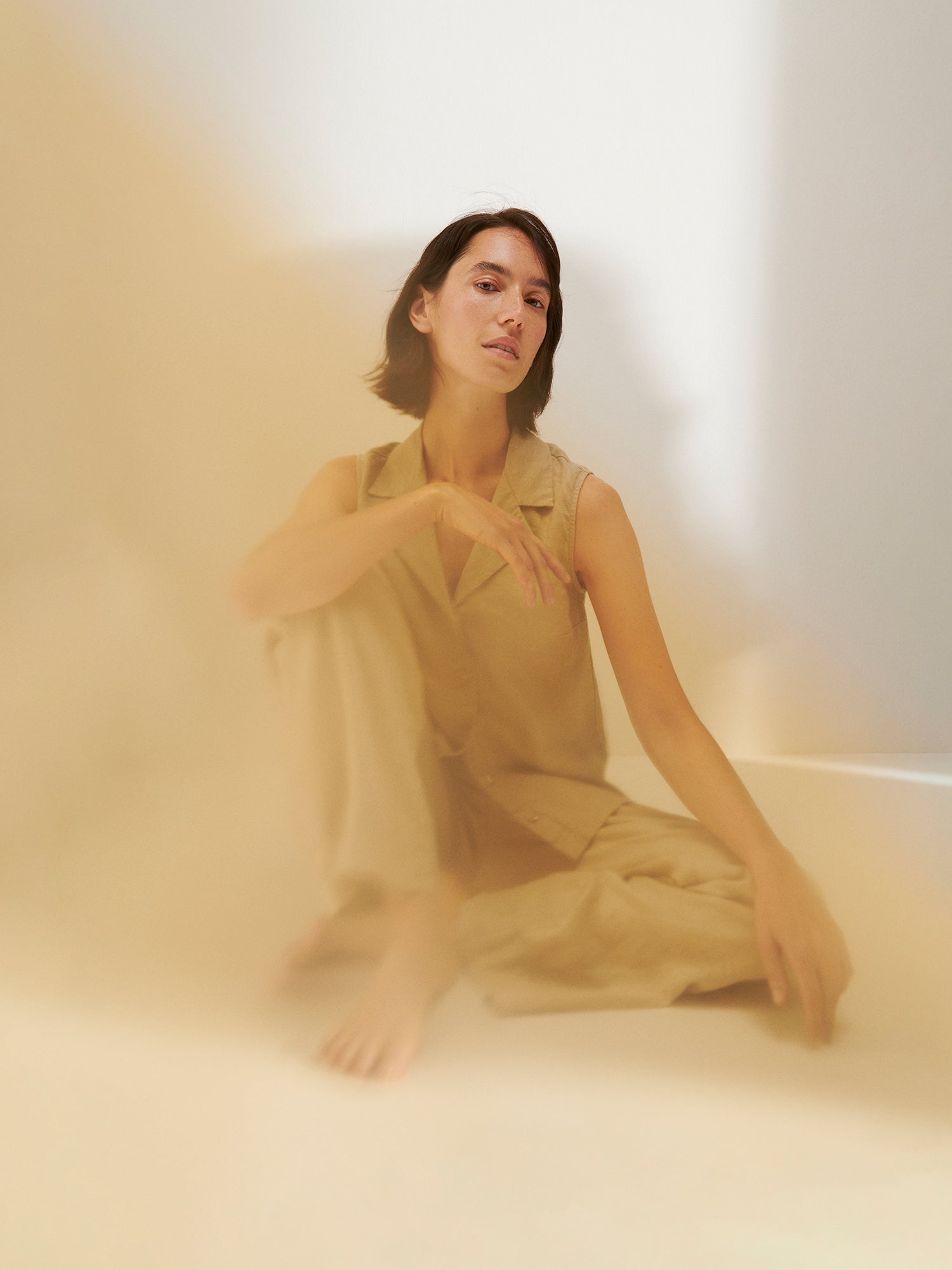 LIN pellavatoppi - beige