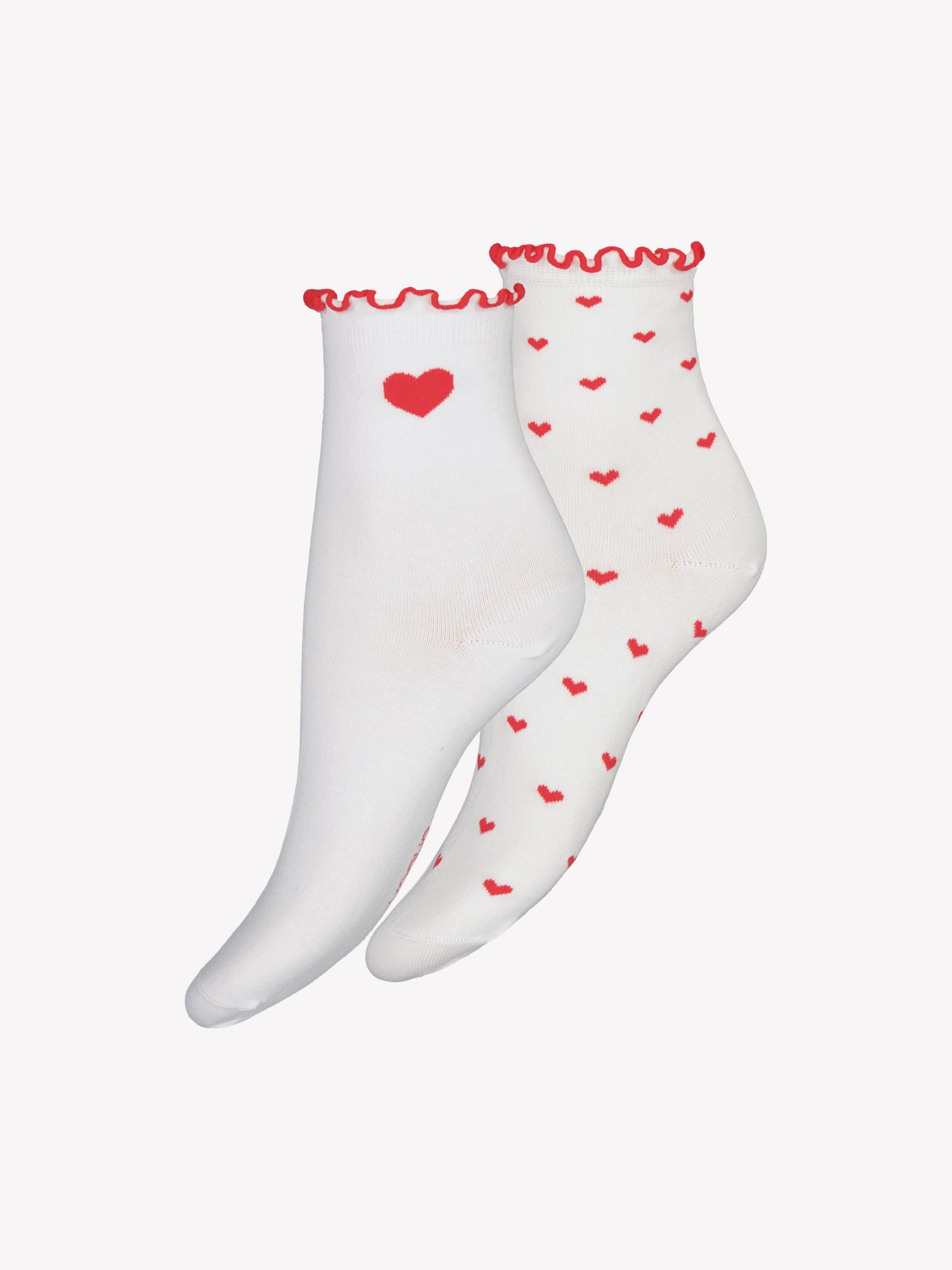 Tuotekuvassa Voguen Elyna sukat sydänkuosilla