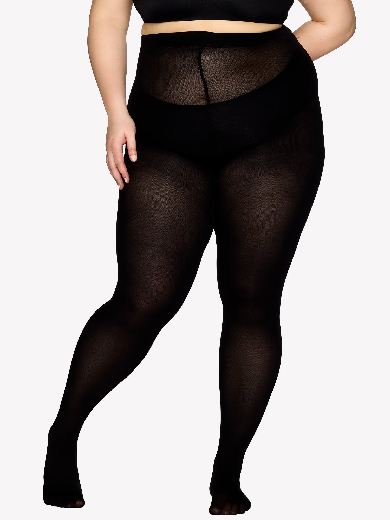 CURVY 60 den sukkahousut - musta