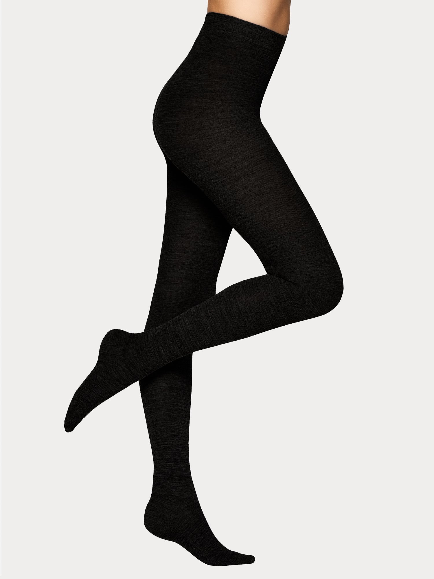 WOOL 3D merino tights black