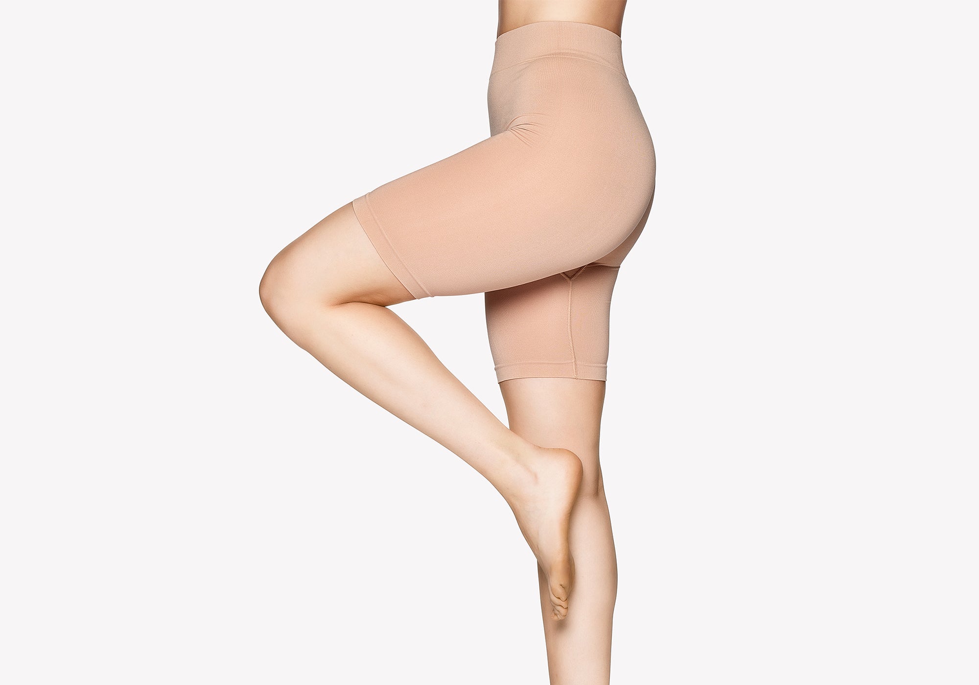 Vogue naisten Seamless Short Leggingsit natural värissä.