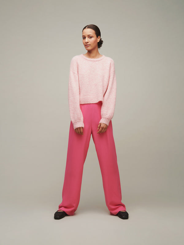 Nanson naisten tyylikkäät pinkit Kornelia-housut.