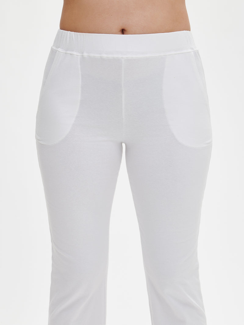 Nanson naisten valkoiset Basic-housut.