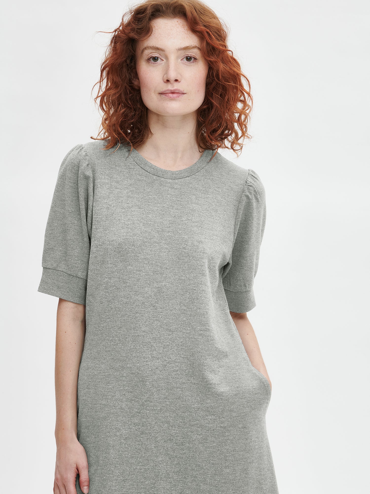 SÖDE dress - mottled grey