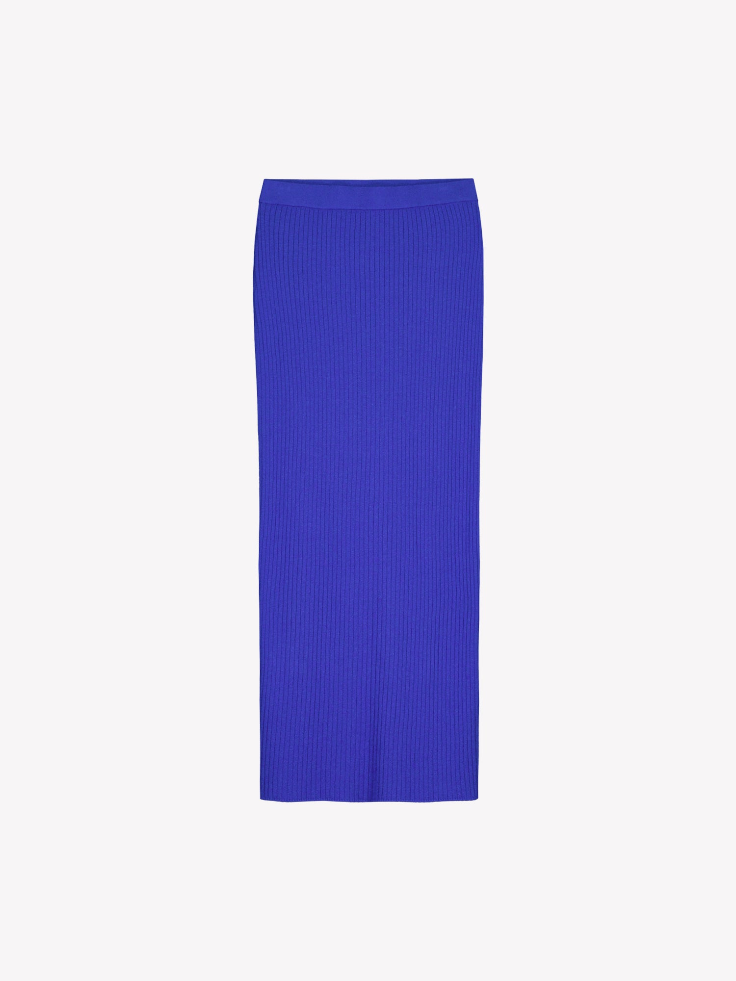 Nanson naisten tyylikäs ja mukava Villis -ribbihame, jossa on joustava vyötärö. Hameen neulos on 5x2 ribbiä ja materiaali on laadukasta merinovillan ja puuvillan sekoitetta. Tuotekuva edestä