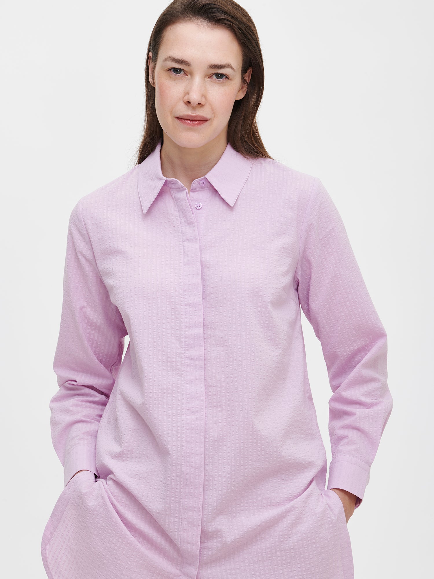 JUSTINSA blouse - lilac