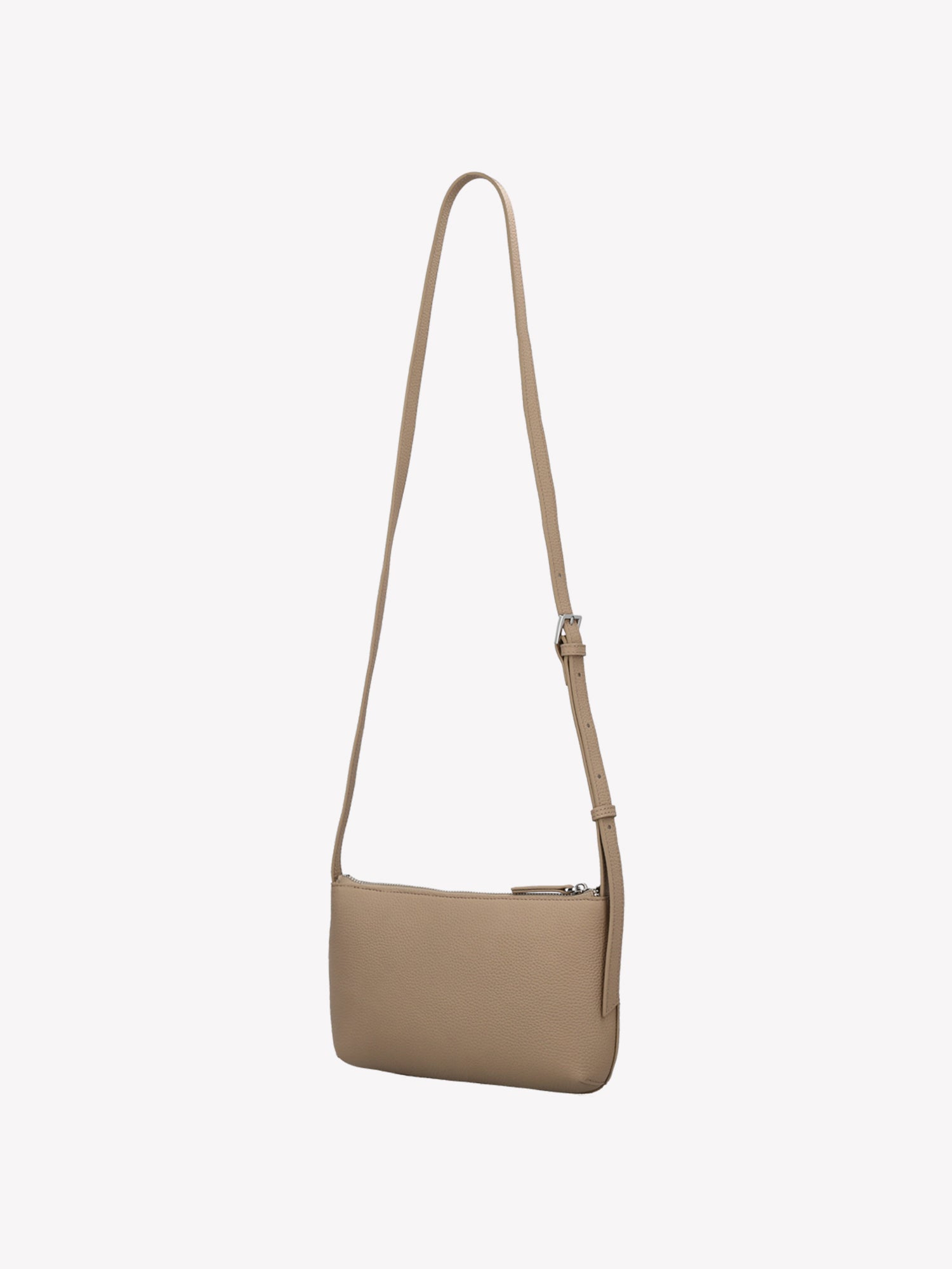 Nanson tyylikäs vaalean beige Naru- olkalaukku. Upea ja käytännöllinen crossbody- tyylinen nahkalaukku arkeen ja juhlaan. Nahkalaukussa on pitkä säädettävä olkahihna ja vetoketju kiinnitys. Tuote on valmistettu sertifioidusta nahasta. Tuotekuva takaa.