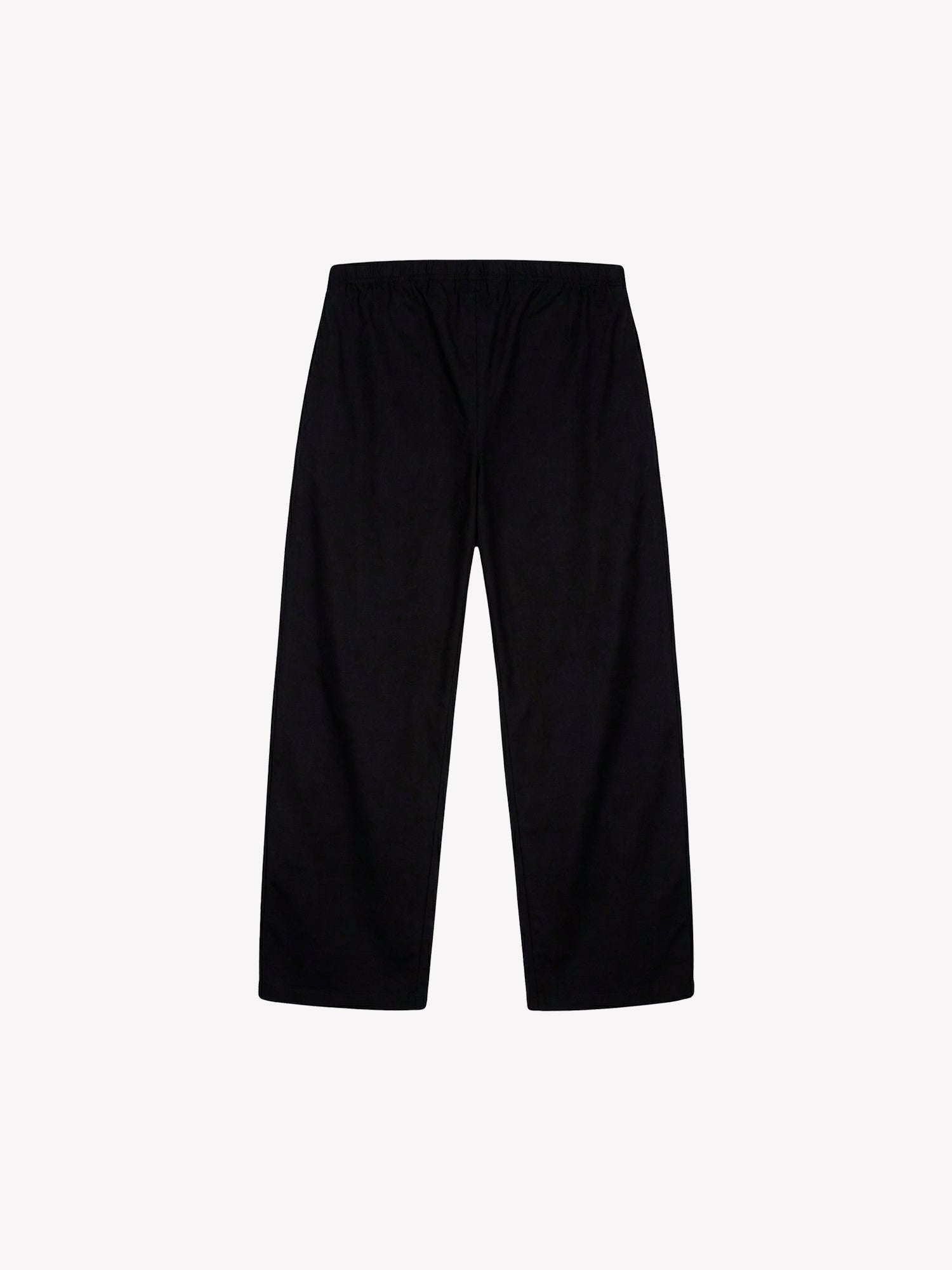 Nanson mustat Seilori-housut tuotekuvassa takaa