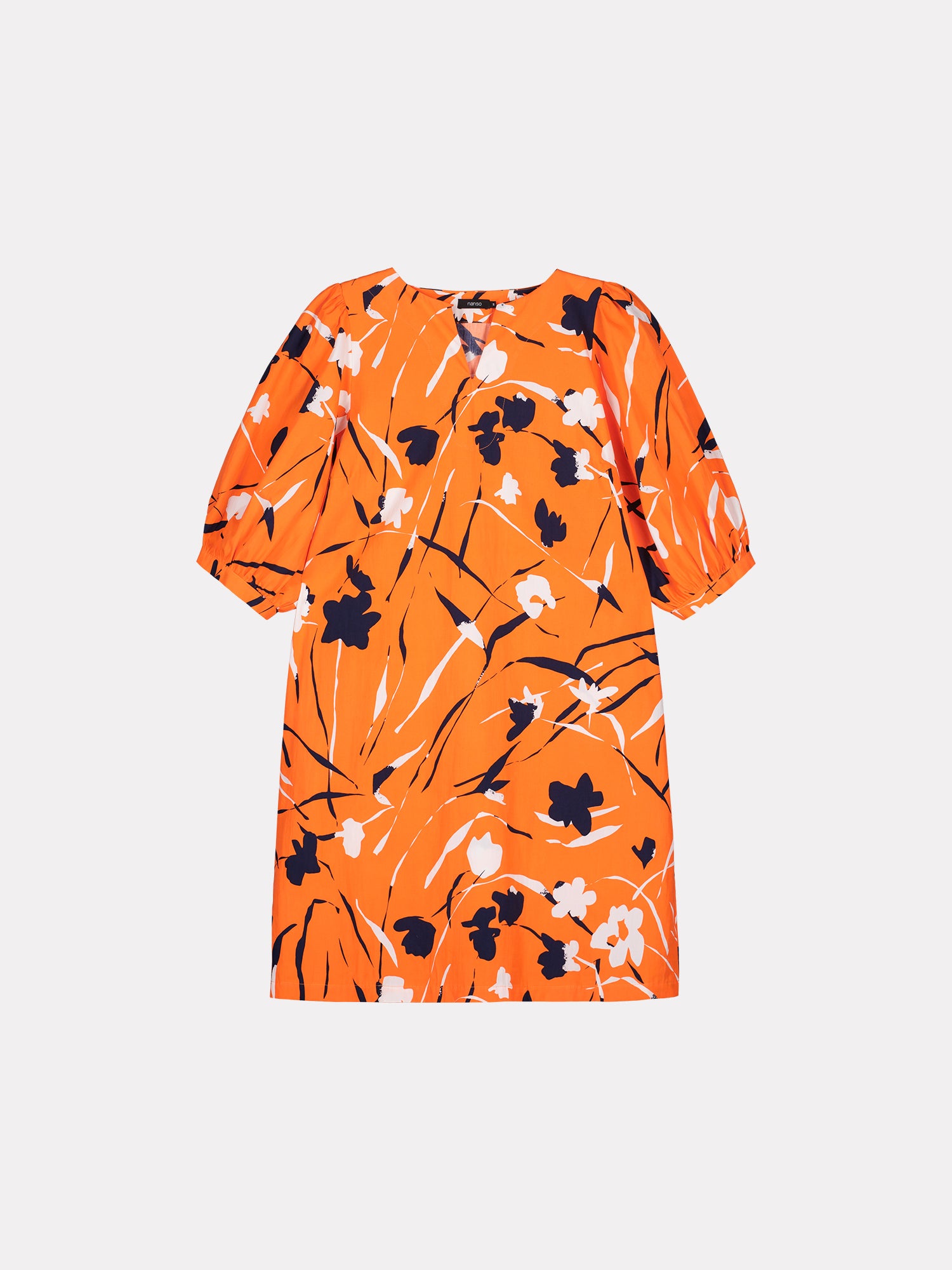 Nanson naisten kuosillinen oranssi Laukka-mekko