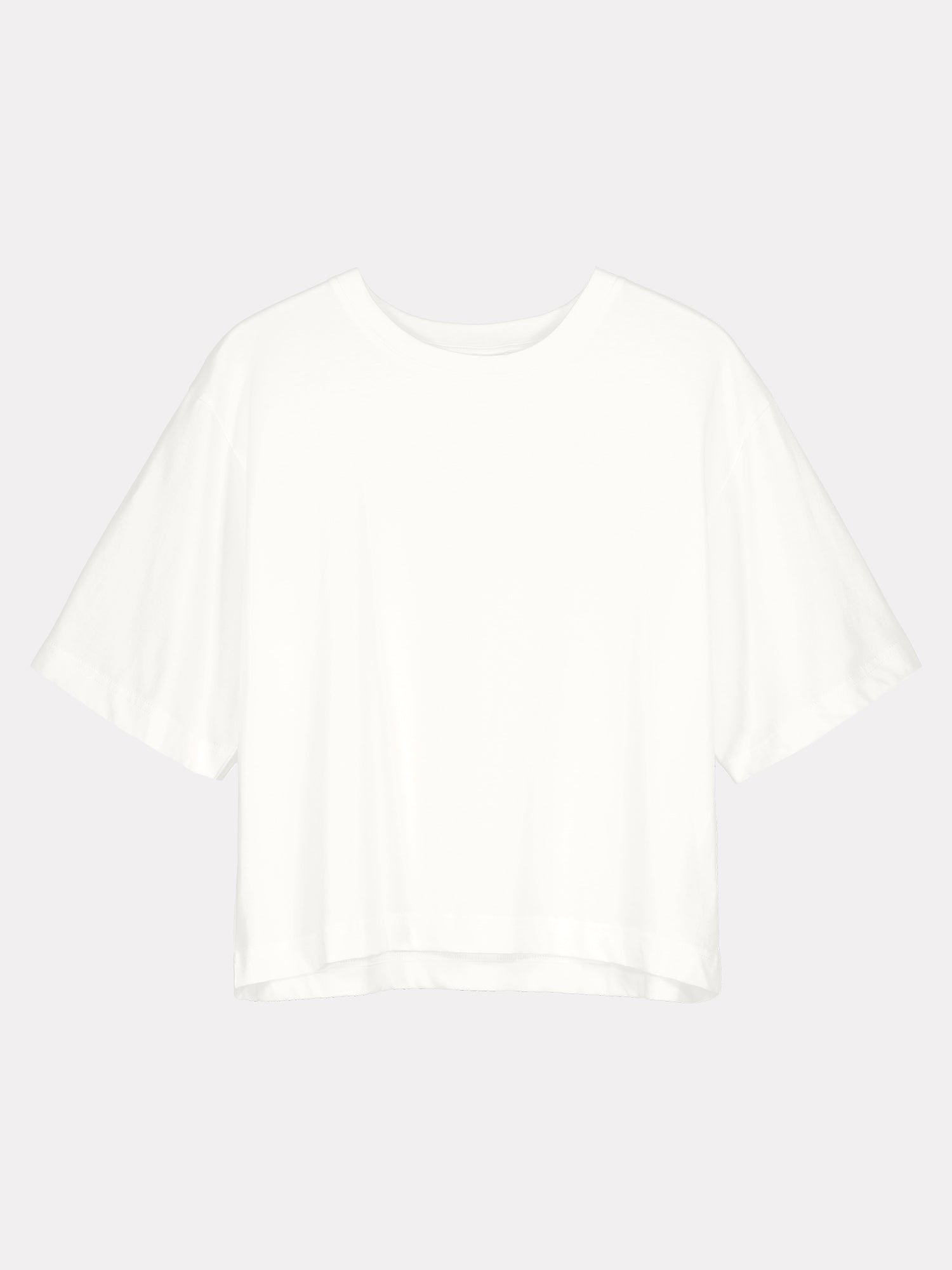 Nanson naisten laadukas valkoinen Kroppi-t-paita tuotekuvassa.