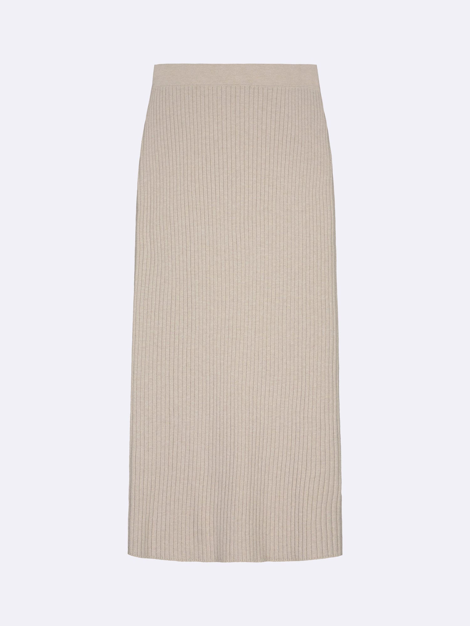 VILLIS knitted skirt - gray beige