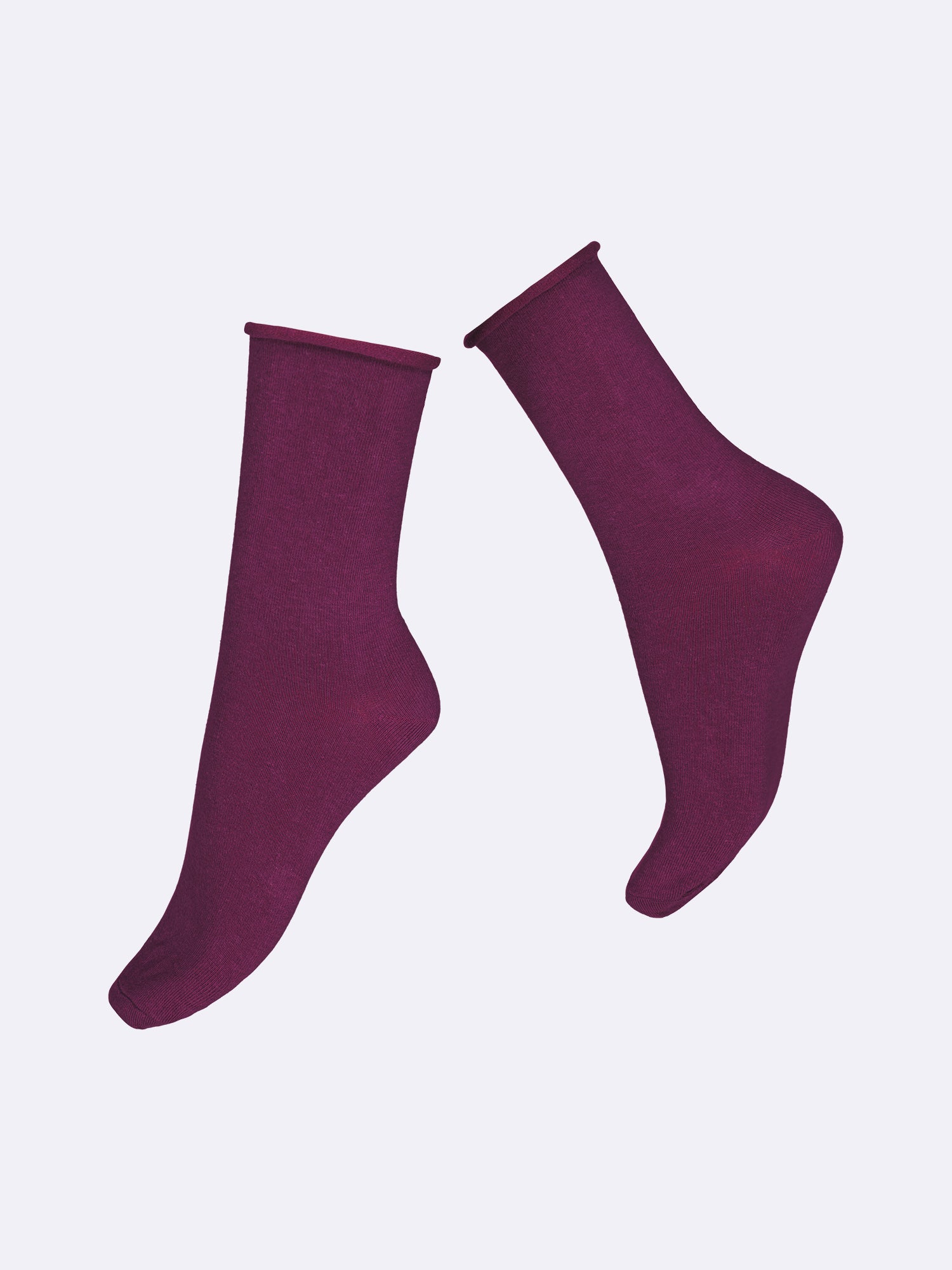 COTTON COMFORT CUFF nilkkasukat - violetti