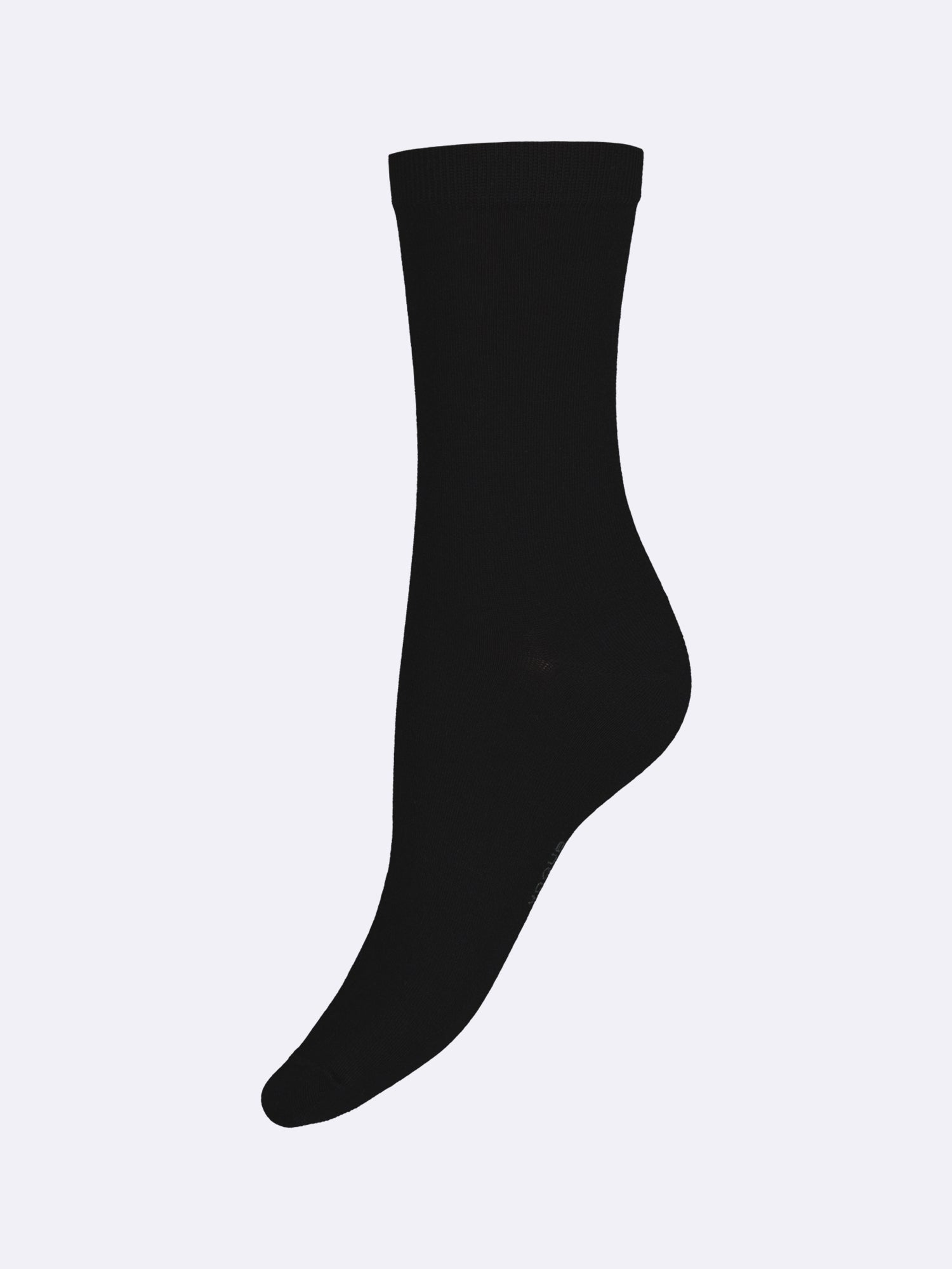 COTTON BASIC ankle socks, 5 pairs - black