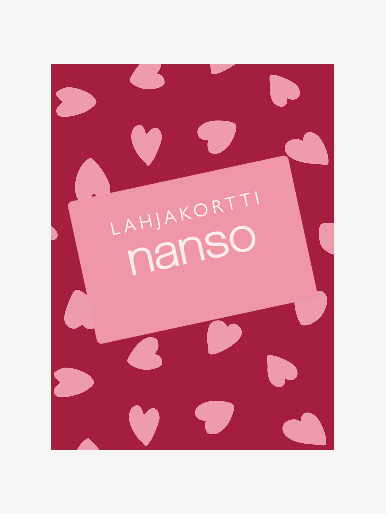 Nanson sähköinen lahjakortti