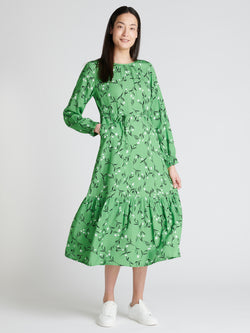 Nanson naisten kuosillinen vihreä Helene-mekko. 